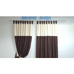 Set 2 draperii DECORINT cu bride (COD:DB.08)