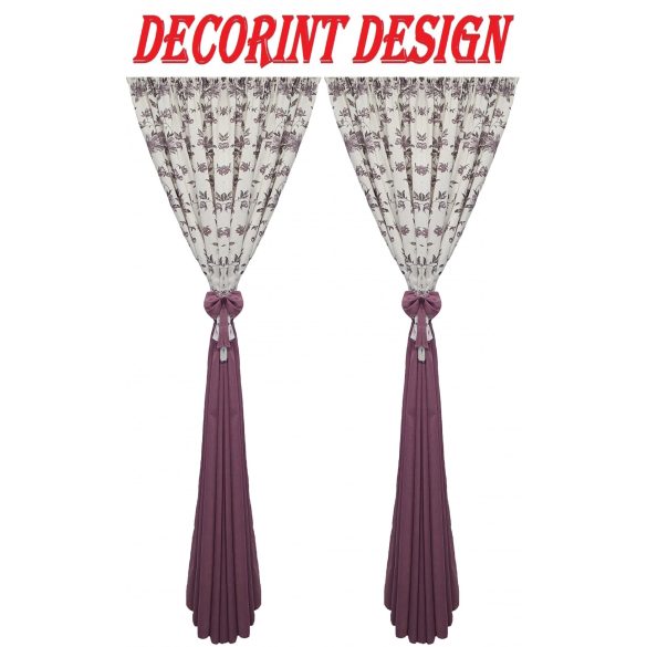 Set 2 draperii DECORINT pe rejansa (COD:DR.78)