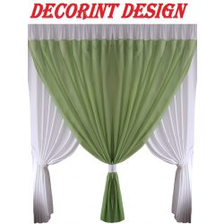 Set draperii + perdea DECORINT pe rejansa (COD:DR.72)