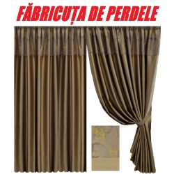 Set 2 draperii DECORINT pe rejansa tip creion (COD:DR.100)